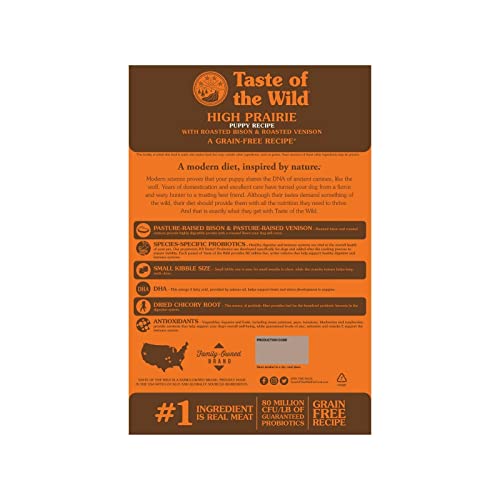 Taste of the Wild High Prairie Puppy with Roasted Venison & Bison 12.2kg