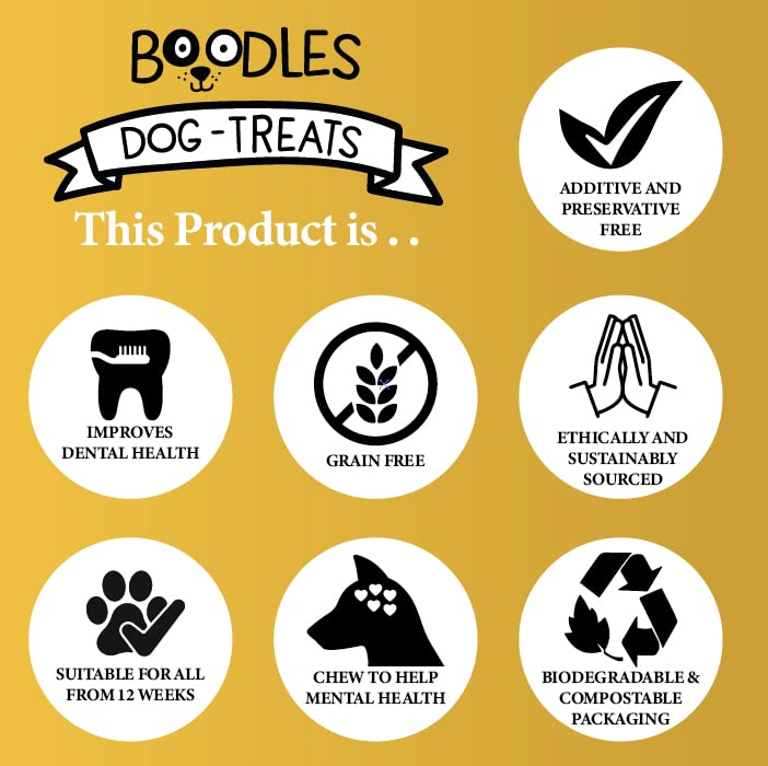 Dog Chews Piggy Spaghetti Air Dried Pigs Intestine 250g 100% NATURAL