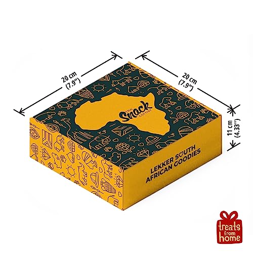 South African Snack Box (26 Units) South African Food and African Candy Best South African Products With Ouma Rusks Simba Chips South African Chocolate Bars Care Package - Happy Tucker