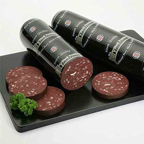 Black Pudding Stick1.36kg Seasoned to Perfection; an Intense Flavour Considered to be, The Most Traditional Black Pudding Makers Restaurant Quality Black Pudding. Approx 35cm Long and 8cm Diameter.