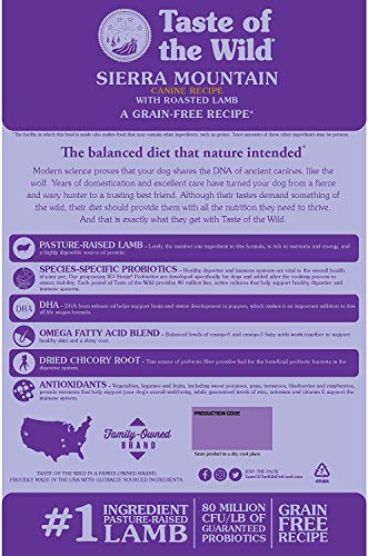 Taste of the Wild Sierra Mountain with Roasted Lamb 12.2kg