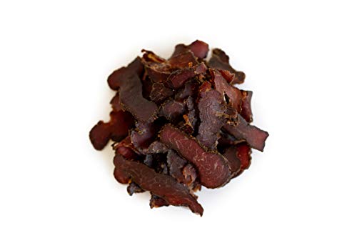 BEEFit Biltong Beef Jerky, High Protein Snacks, Ultimate Low Carb, Low Calorie Snacks, 100% Beef, Gluten Free Biltong, Healthy Protein Keto Snacks for On The Go - Red Hot Chilli, 10x 30g Snack Bags