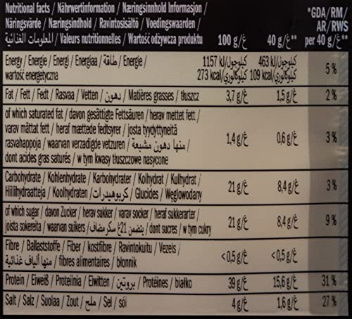 Jack Link's Beef Jerky, Teriyaki Flavour High Protein Meat Snack, Multipack Box of 12 x 40 Gram Packs