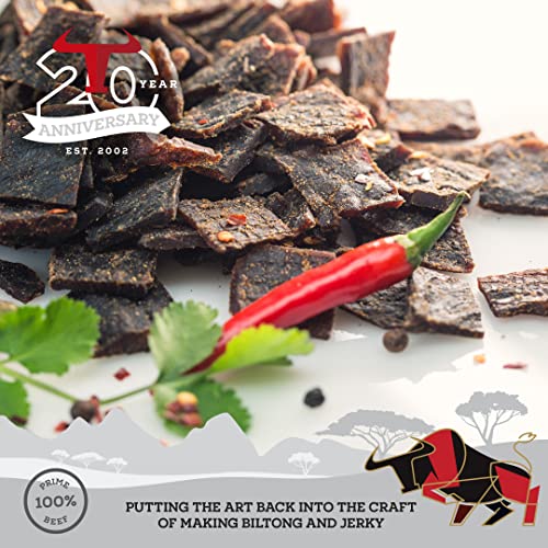Hunters Sweet Hot Beef Jerky, 1kg Pack of 4 x 250g Lightly Smoked Beef Jerky, High Protein, MSG Free, Tender slices of Beef infused with spices that warm the palate