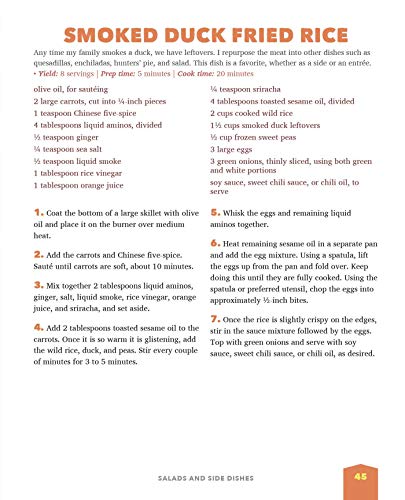 The Wild Game Smoker and Grill Cookbook: Sensational Recipes and BBQ Techniques for Mouth-Watering Deer, Elk, Turkey, Pheasant, Duck and More