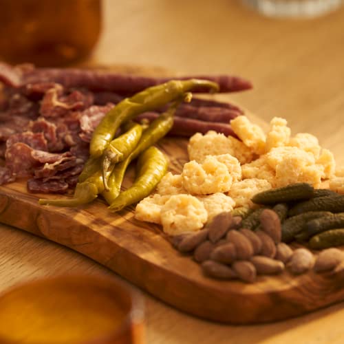SERIOUS PIG Gourmet Snack Box with Crunchy Cheese, Salami Snacks, Salted Peanuts, Roast Almonds and Pickles, Delicious Savoury Pub Snacks (21 Packets)