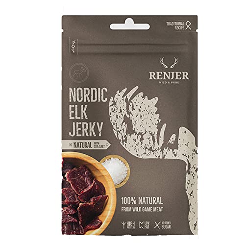 Scandinavian Kitchen Renjer Elk Jerky Sea Salt, 25g