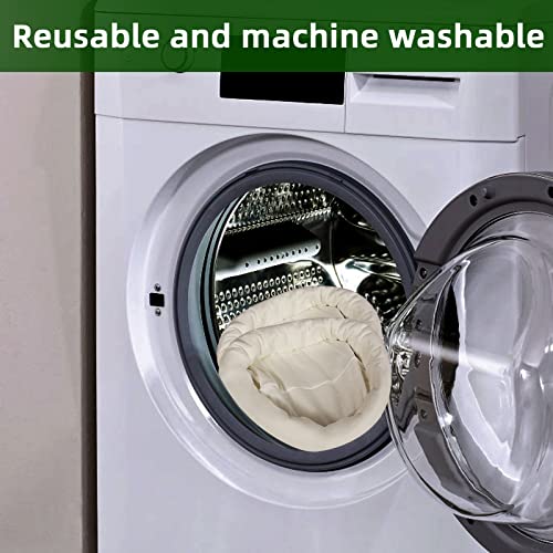 Gociean Game Bags Elk Hunting Meat Bags, 60inch 5-Pack Rolled Heavy Duty Quarter Bags, Reusable & Breathable Meat Game Bags with Reflective Strip for Elk, Caribou, Deer, Moose, Antelope, Duck