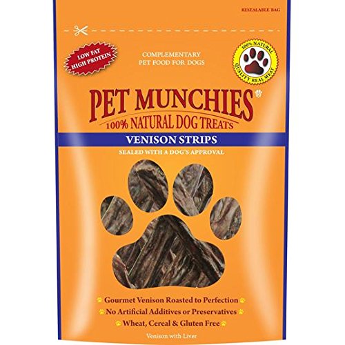 Pet Munchies 100% Natural Venison Strips 75g
