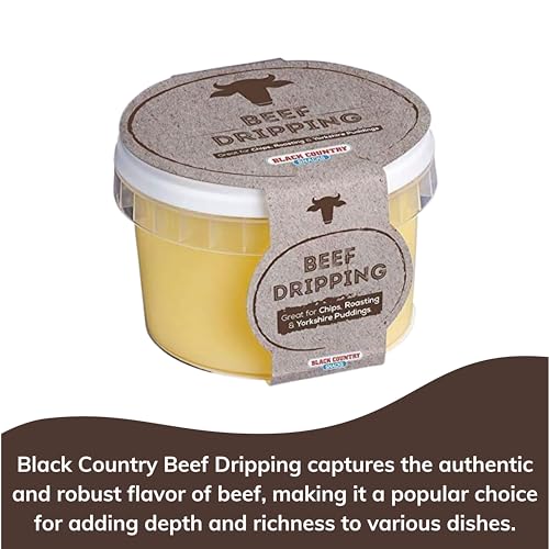 Black Country Beef Dripping 250g | Great Choice For Your Favourite Chips, Roasting, and Yorkshire Puddings | Pack of 3