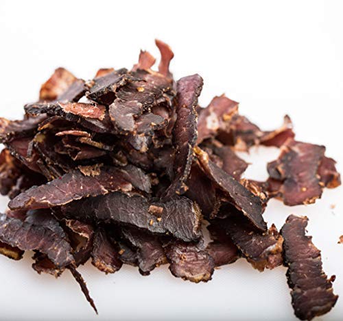 Raging Bull Teriyaki Biltong - Traditional South African biltong. Expertly crafted using the finest ingredients & our award-winning expertise.Delicious snacks high in protein & low in carbs. 250g bag.