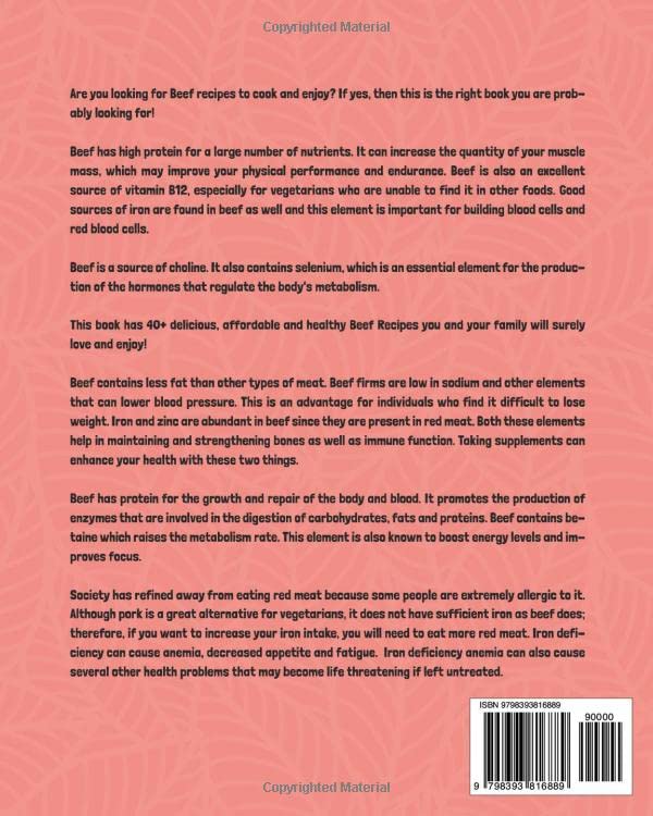 Beef Cookbook: Delicious and Tasty Beef Recipes You Need to Try Right Now!