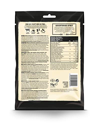 Jack Link's Biltong, Original Flavour, Multipack of 12 x 70g Bags, Beef Jerky with no MSG, High Protein Meat Snack, Eat On the Go or Post Gym