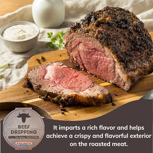 Black Country Beef Dripping 250g | Great Choice For Your Favourite Chips, Roasting, and Yorkshire Puddings | Pack of 3