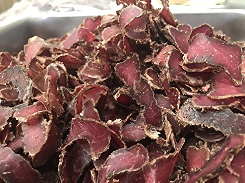 Raging Bull Chilli Beef Biltong - authentic South African biltong. Made with natural ingredients & our award-winning expertise. A delicious tasty high protein, low carbs & gluten free snack. 250g bag.