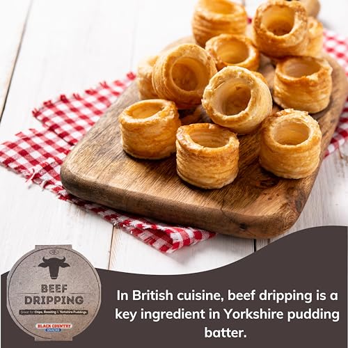 Black Country Beef Dripping 250g | Great Choice For Your Favourite Chips, Roasting, and Yorkshire Puddings | Pack of 3