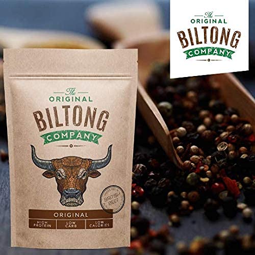 THE ORIGINAL BILTONG COMPANY - Original Biltong - High Protein Healthy Snack Made from British & Irish Beef. (Original, 1KG - 4 x 250g)