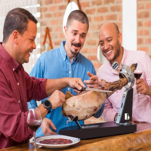5 Kg Spanish Serrano Ham Leg Shoulder Reserva 100% Natural - A Truly Spanish Gourmet Experience to Share with Your Loved Ones - Spanish Jamon Serrano Reserva - Paleta Serrana Curada Reserva