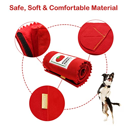 Dog Puzzle Toy, Snuffle Mat For Dogs for Small To Medium Sized Dogs, Hides Snacks ,Three Levels Of Difficulty, Multiple Ways To Play, Puppy Squeak Toy