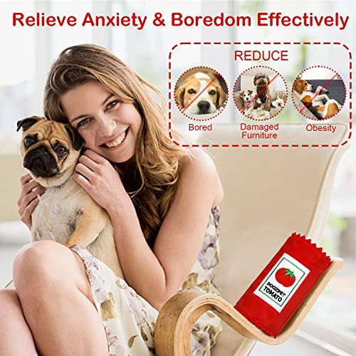 Dog Puzzle Toy, Snuffle Mat For Dogs for Small To Medium Sized Dogs, Hides Snacks ,Three Levels Of Difficulty, Multiple Ways To Play, Puppy Squeak Toy