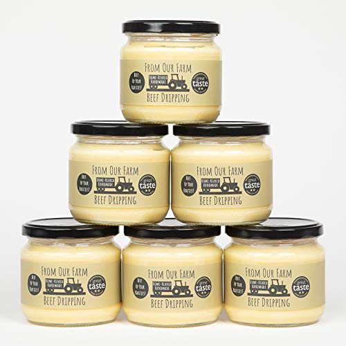From Our Farm Grass Fed Beef Dripping - 100% British Beef Tallow Case of 6