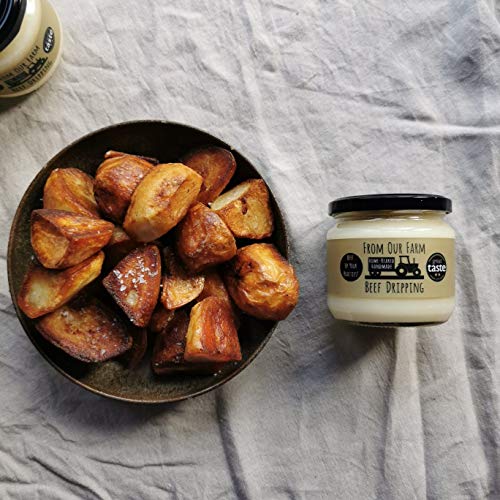 From Our Farm Grass Fed Beef Dripping - 100% British Beef Tallow Case of 6