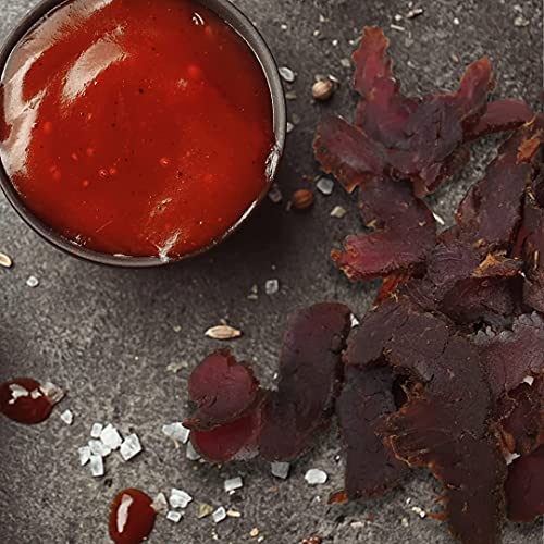 Meat snack Max Box, 4 flavours, Original, Smoky BBQ, Piri Piri & Garlic biltong and droewors, Tasty High Protein, Low Fat, Gluten & Nitrate Free. (All 4 flavours, 12 x 30g)