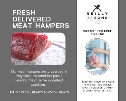 Reilly & Sons, Family Favourites Meat Box – Including Chicken, Burgers, Mince, Pork Steak, Brisket, Chilli Burgers and much more
