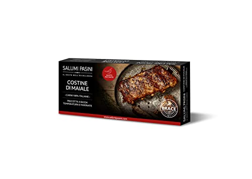 Pre-cooked low temperature ribs | 100% Italian meats | Spicy Taste | 420g | Ready in minutes