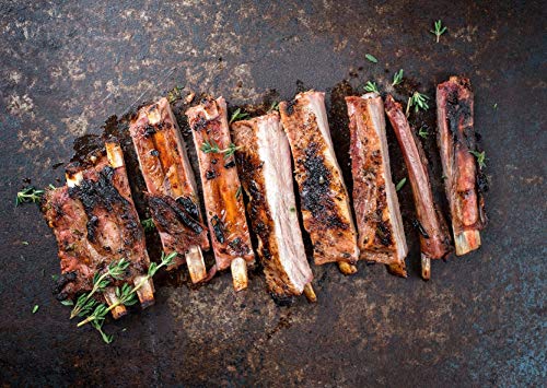 Pre-cooked low temperature ribs | 100% Italian meats | Spicy Taste | 420g | Ready in minutes