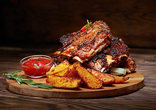 Pre-cooked low temperature ribs | 100% Italian meats | Spicy Taste | 420g | Ready in minutes