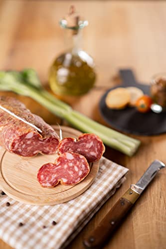 Moretti® Handcrafted Seasoned Soppressata | 600g / 700g Vacuum-packed 2 Packs | Dessert Without Calabrian Chilli | Traditional Salami | Made In Calabria (Without Chilli)