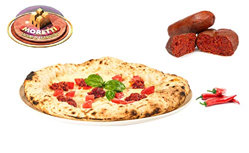 Moretti® Spicy Spilinga Nduja 400g (400g, Pack of 1) | Gourmet Artisan Spreadable Salami | Made in Calabria | No GMOs