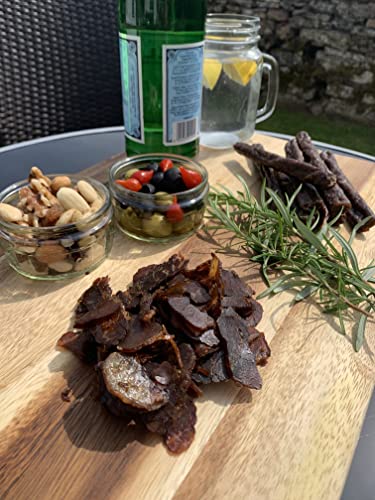 The Biltong Man | Tasty Traditional Droëwors Sticks | High Protein Beef Snack | 800 Grams (2 x 400g)