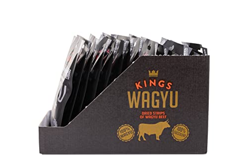 Kings Platinum Edition Wagyu Beef Jerky, 25g (Pack of 16)