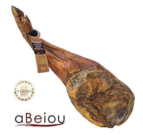 aBeiou. Great Reserve DUROC Premium HAM Shoulder. Spanish Serrano. Matured for More Than 18-20 Months (Vacuum-Packed ham) Manufactured in Guijuelo (Spain). Product of The Iberian Peninsula.