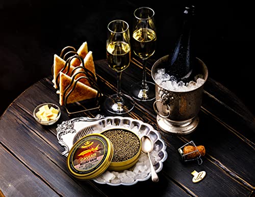 OLMA Beluga Hybrid Sturgeon Black Caviar - 2 oz