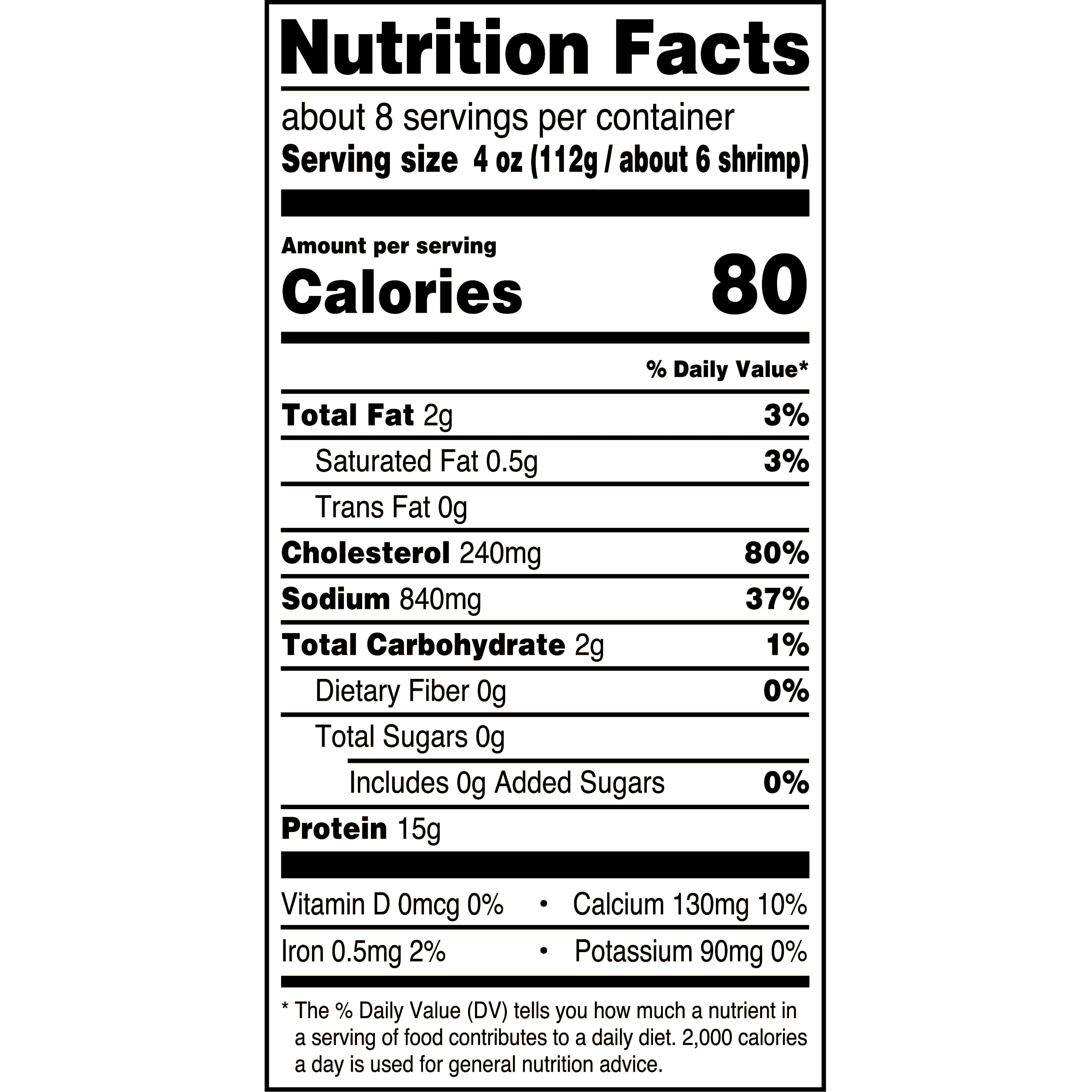 Frozen Jumbo Easy Peel Shrimp, 32oz