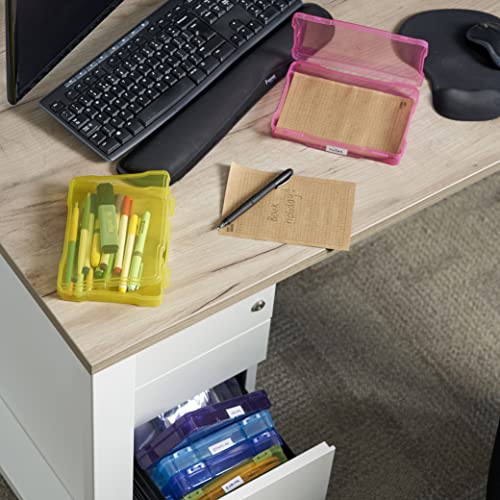 MATANA - 5"x7" Multicoloured Storage Box Photo & Crafts Organiser Including 6 Cases & Labels - For 600 Family Photos, Stationary, Arts, Toys, Seeds & More