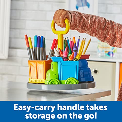 Learning Resources Create-a-Space Kiddy Centre Trucks, Kids Art Supply Storage, Caddy Playroom Organisation, Classroom Organisation, School Supplies Organiser, 5 Pieces, Age 3+