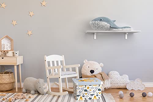 Curver Stockholm Deco Storage Box, 22 Litres - Ocean