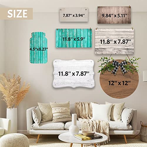 Mraxovid Personalised Wooden Hanging Plaque Signs Customised Wooden Board Decoration Decor for Family Sign, Name Date, Rustic Sign for Home, Kitchen, Wall Art