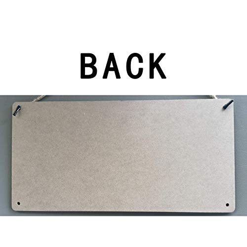 Mraxovid Personalised Wooden Hanging Plaque Signs Customised Wooden Board Decoration Decor for Family Sign, Name Date, Rustic Sign for Home, Kitchen, Wall Art