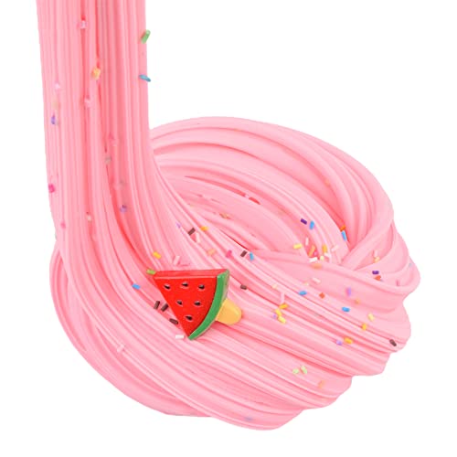 Basywiim 2 Pack Butter Slime Kit, Soft and Non Sticky Fluffy Slime, DIY Stress Relief Toy for Kids Education - Best Toys Gifts