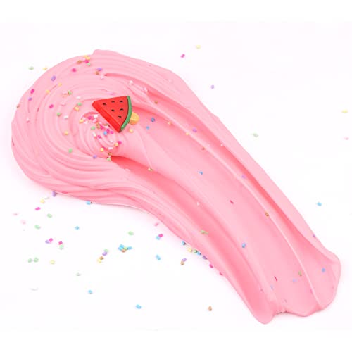 Basywiim 2 Pack Butter Slime Kit, Soft and Non Sticky Fluffy Slime, DIY Stress Relief Toy for Kids Education - Best Toys Gifts