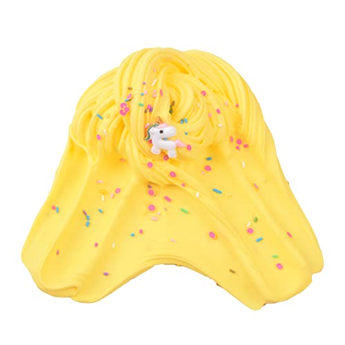 Basywiim 2 Pack Butter Slime Kit, Soft and Non Sticky Fluffy Slime, DIY Stress Relief Toy for Kids Education - Best Toys Gifts