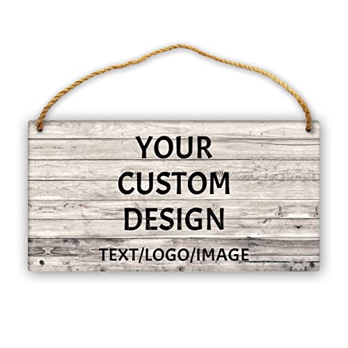 Mraxovid Personalised Wooden Hanging Plaque Signs Customised Wooden Board Decoration Decor for Family Sign, Name Date, Rustic Sign for Home, Kitchen, Wall Art