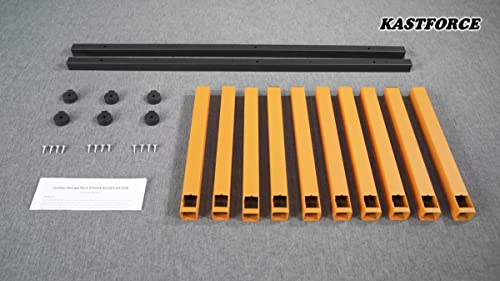 KASTFORCE KF1005 Lumber Storage Rack 5-Level System 110lbs (50kg) per Level Lumber Rack Wood Rack Workshop Rack with Durable Sheet Metal Screws