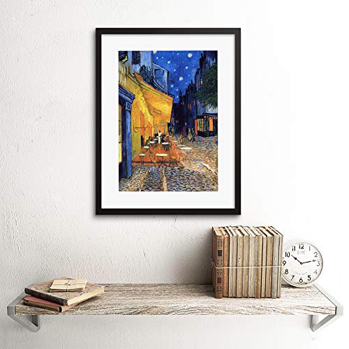 Wee Blue Coo Vincent Van Gogh Cafe Terrace Place Du Forum Arles 1888 Old F 14 Framed Wall Art Print