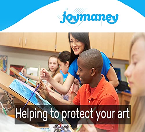 Joymaney Art Drying Rack - Mobile Metal Art Storage Rack with 15 Removable Shelves, Art Organizer for Kids, Art Studio Organization and Storage, Artwork Tabletop Storage, Craft Room and Desktop